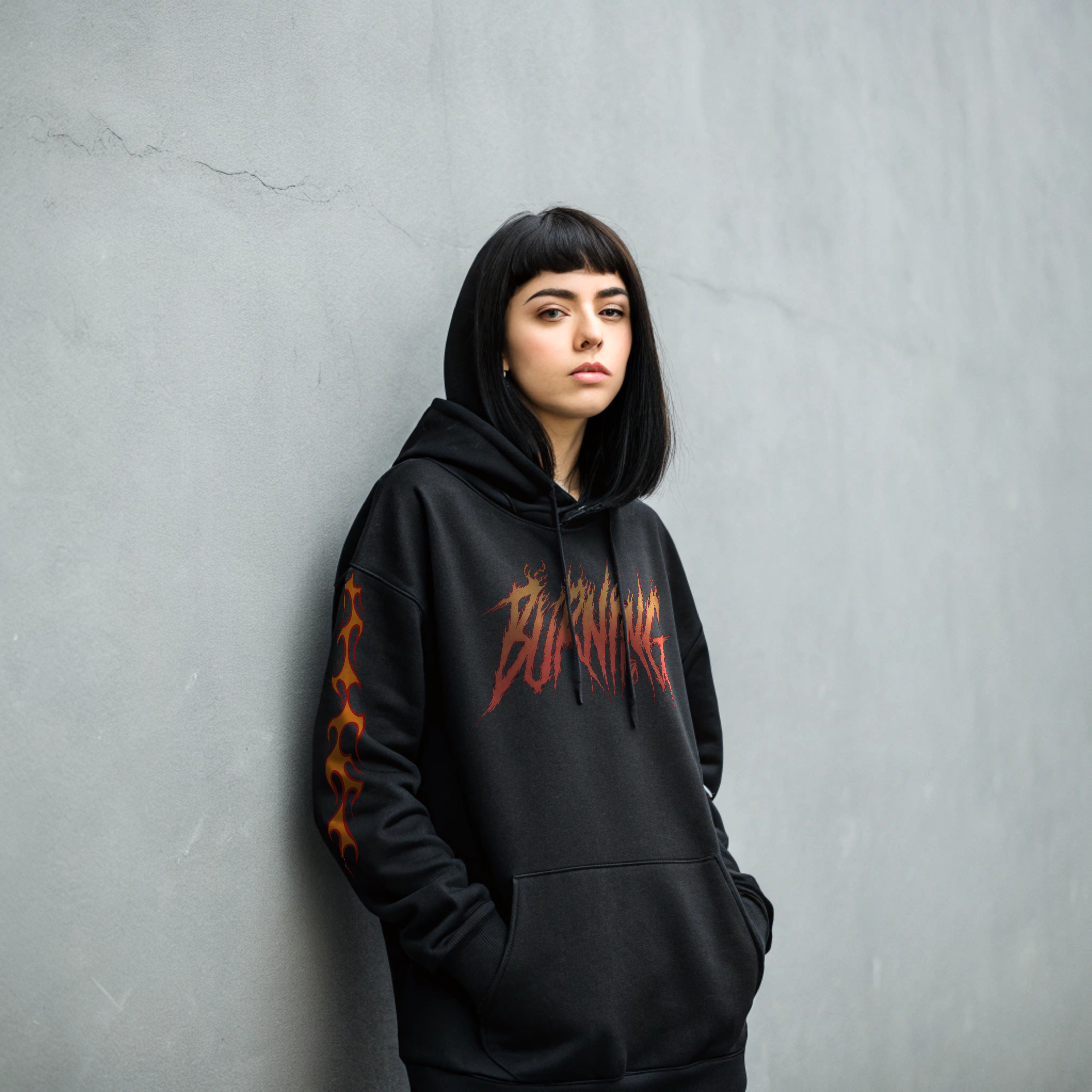 Burning Hoodie