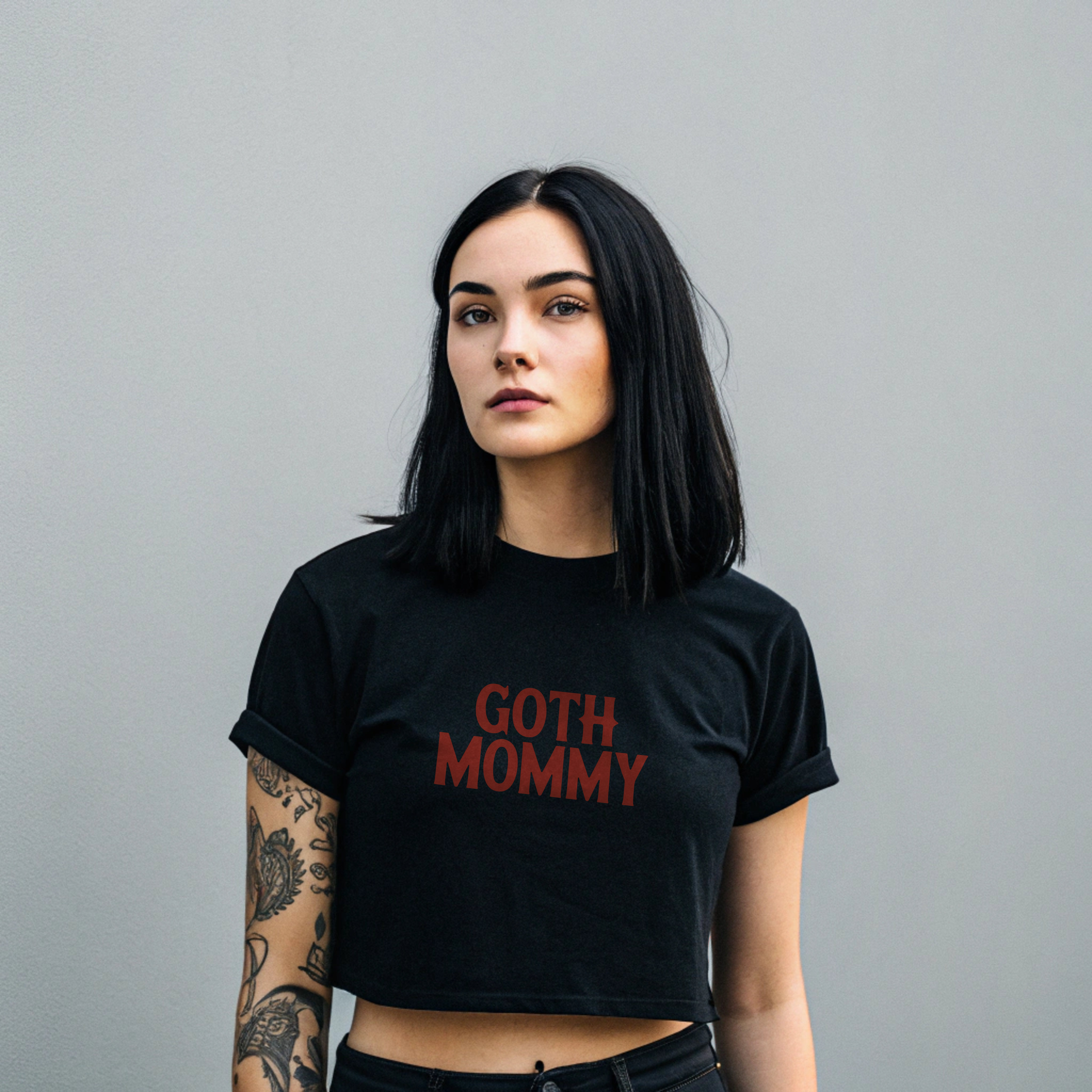 Goth Mommy Baby T-Shirt