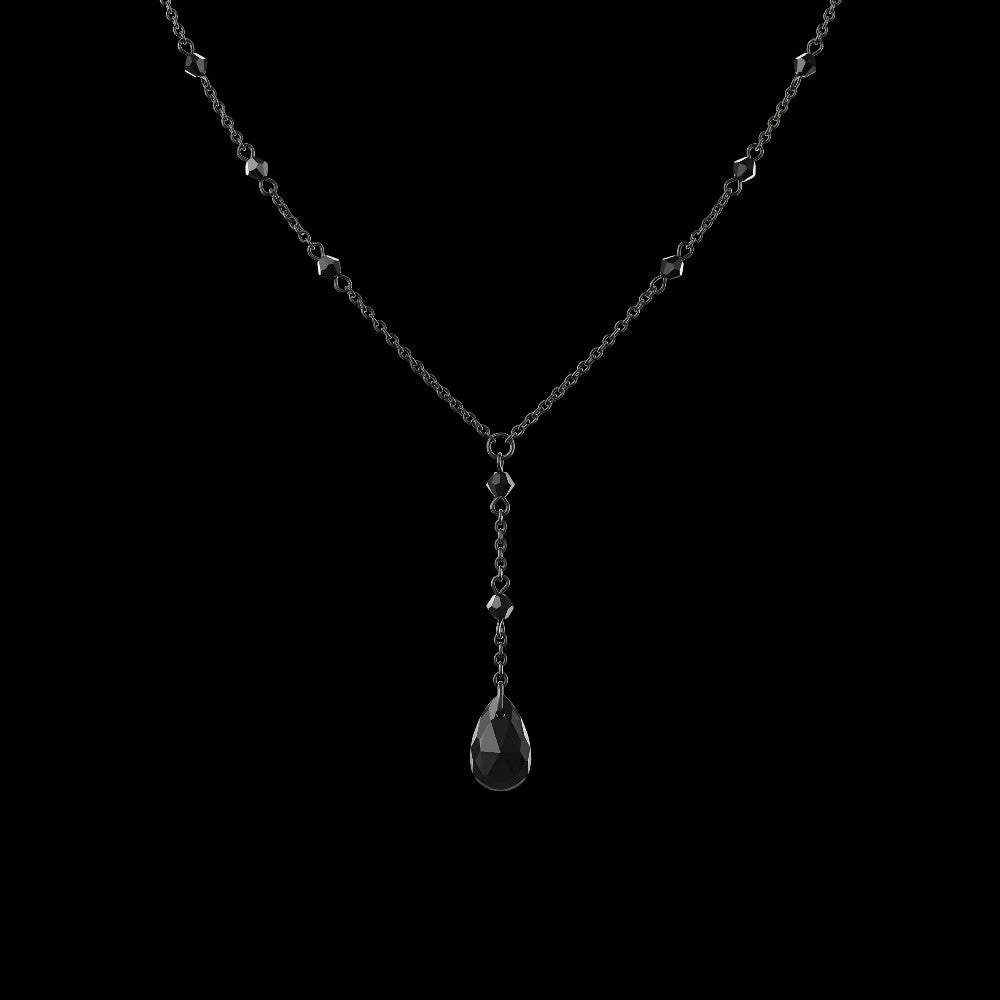 Crystal Drop Necklace