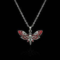 Blood Moth Necklace