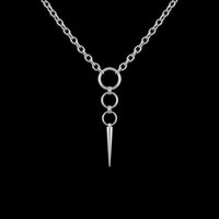 Hoop Spike Necklace