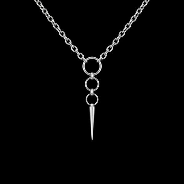 Hoop Spike Necklace