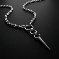 Hoop Spike Necklace