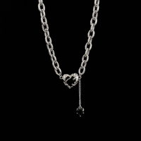 Heart Of Stone chunky chain on black