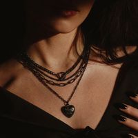 Triple Hex chains, silk robe