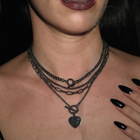 Triple Hex chains, incense smoke