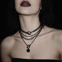 Lights Out Necklace